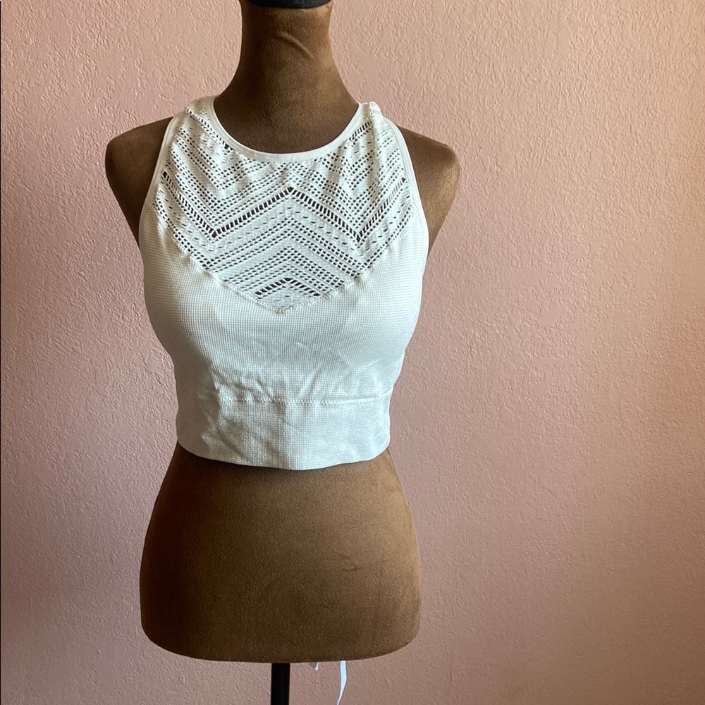 RBX  White Lace Detail Women's Top